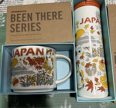 STARBUCKS Japan Been There Series Autumn Mug 14oz And Tumbler 16oz