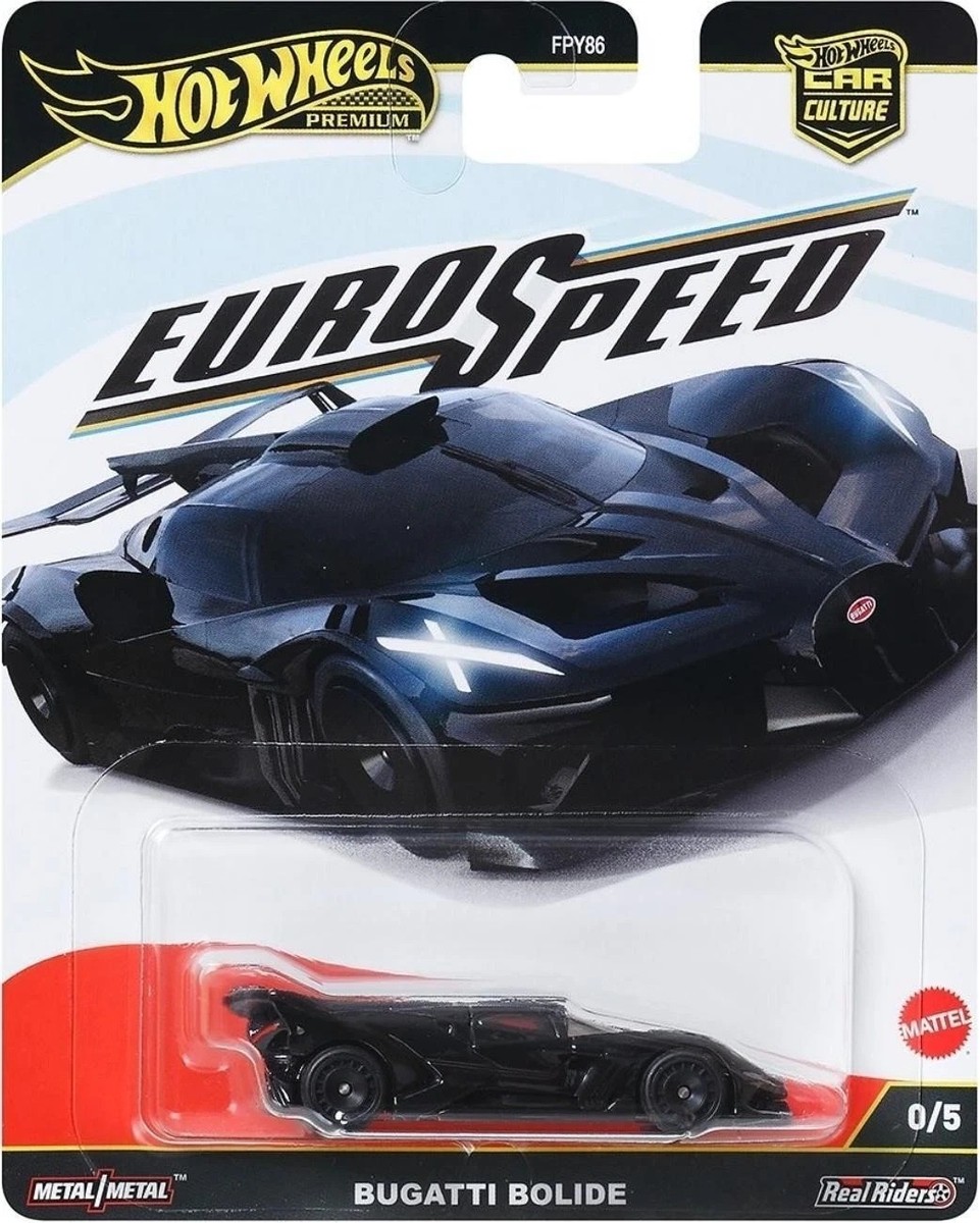 Hot Wheels Bugatti Bolide CHASE Euro Speed 2025 (In-Stock) New