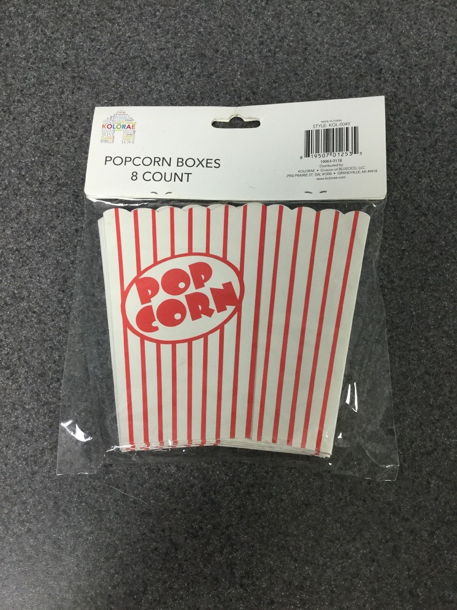 Kolorae Popcorn Boxes 8 Count - Classic Design M22B | eBay