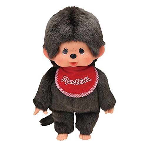 Sekiguchi Monchichi Premium Standard Plush Toy Medium Brown Boy