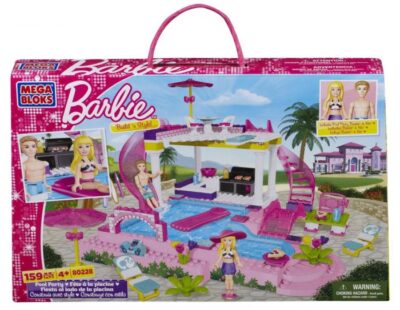 Mega Bloks Barbie: Build 'n Style Pool Party 80228 | eBay