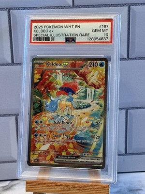 Pokemon TCG White Flare Keldeo EX SIR 167/086 PSA 10 | eBay