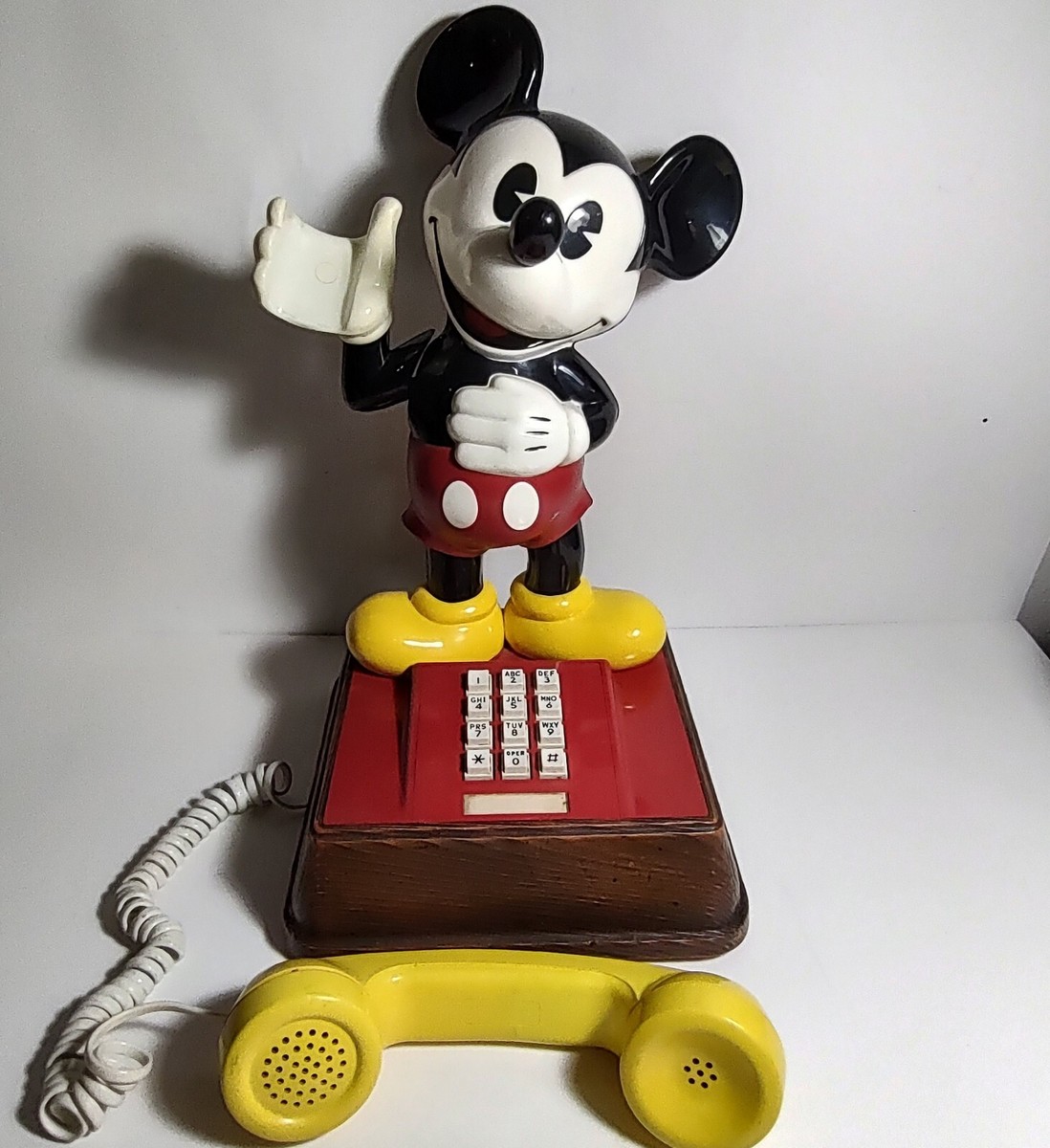 Vintage 1979 Walt Disney's Mickey Mouse Telephone | eBay