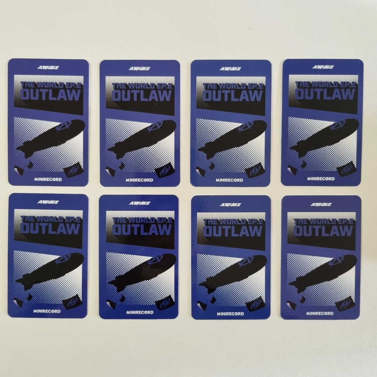 ATEEZ THE WORLD EP.2 OUTLAW Official Photocard Mini Record Video
