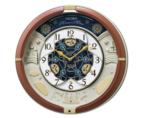 Seiko Melodies in Motion Wall Clock 2020 Swarovski Crystals