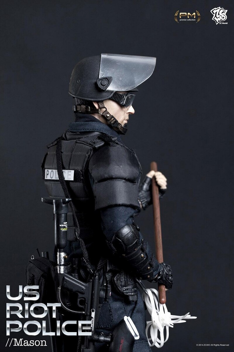 ZC World 1/6 US RIOT POLICE Mason Action Figure NIB | eBay