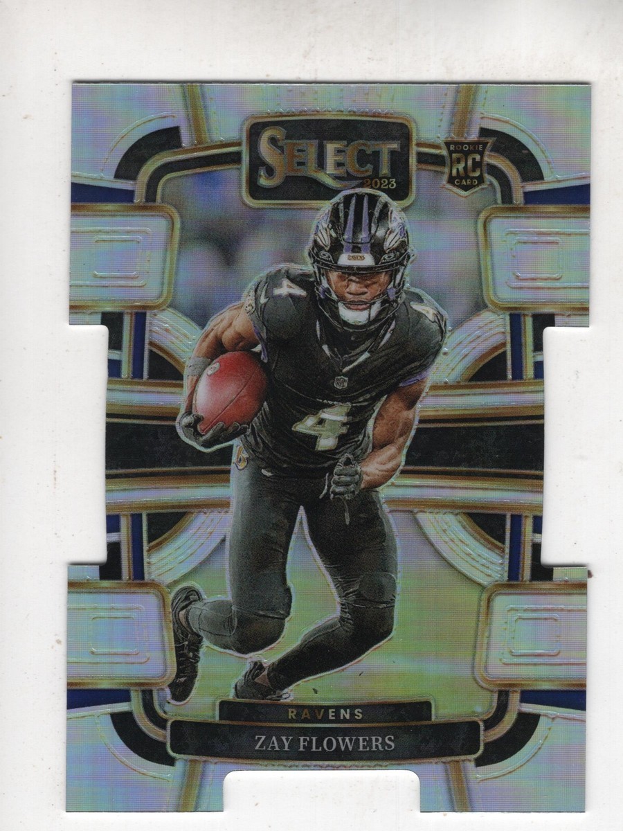 Zay Flowers 2023-24 Panini Select Concourse Rookie RC #8 Silver