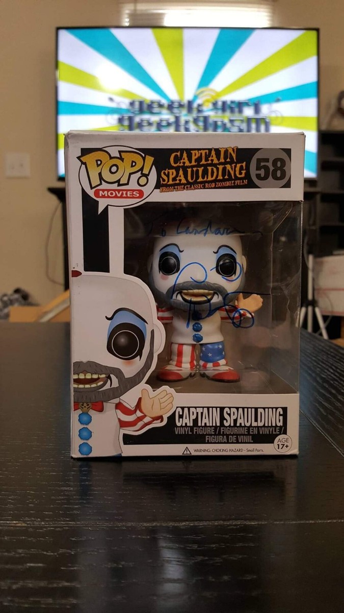 Funko Pop Captain Spaulding Signed By Sid Haig | eBay