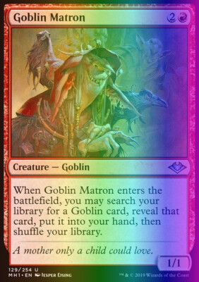 MTG ゴブリンの女看守 Foil 日本語 7ED 1枚 ゴブリンの女看守 foil