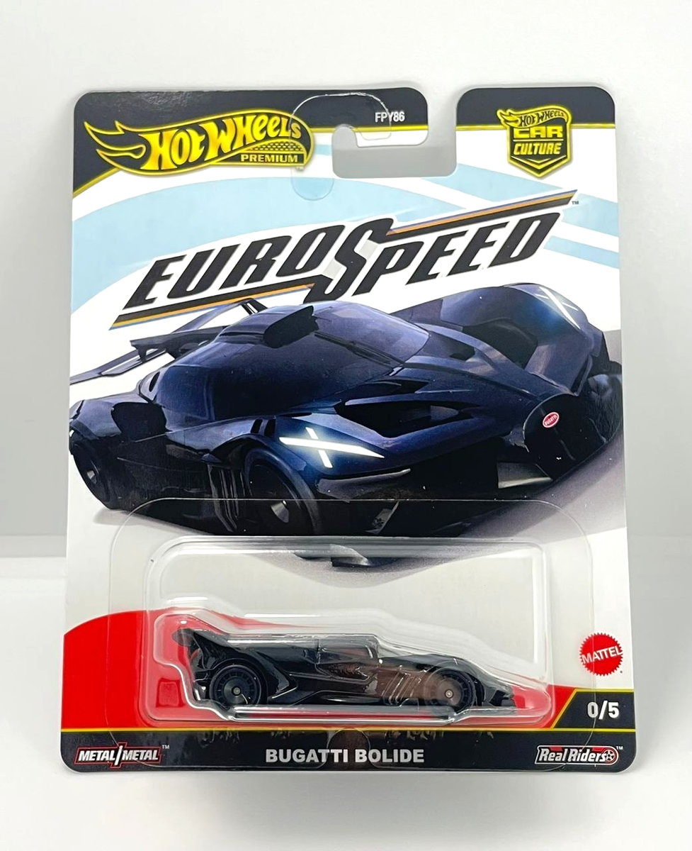 Hot Wheels 2025 EuroSpeed BUGATTI BOLIDE Super Chase 0/5 with FREE