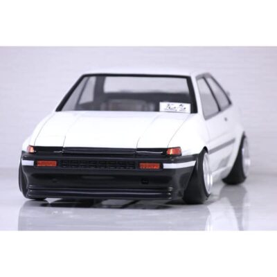 RC 1/10 Toyota AE86 Sprinter Trueno 2DR Clear Body Set Unpainted