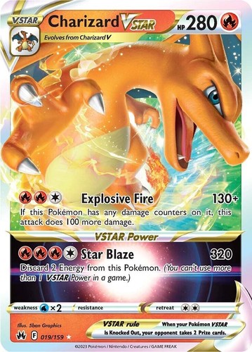 PSA 10 2023 Crown Zenith Charizard Vstar 019/159 019 | eBay