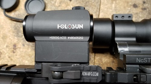 Holosun HS503G-ACSS Micro Red Dot Sight ACSS CQB Reticle - Black