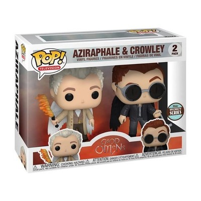 Funko Pop! Vinyl: Aziraphel & Crowley - 2 Pack for sale online | eBay