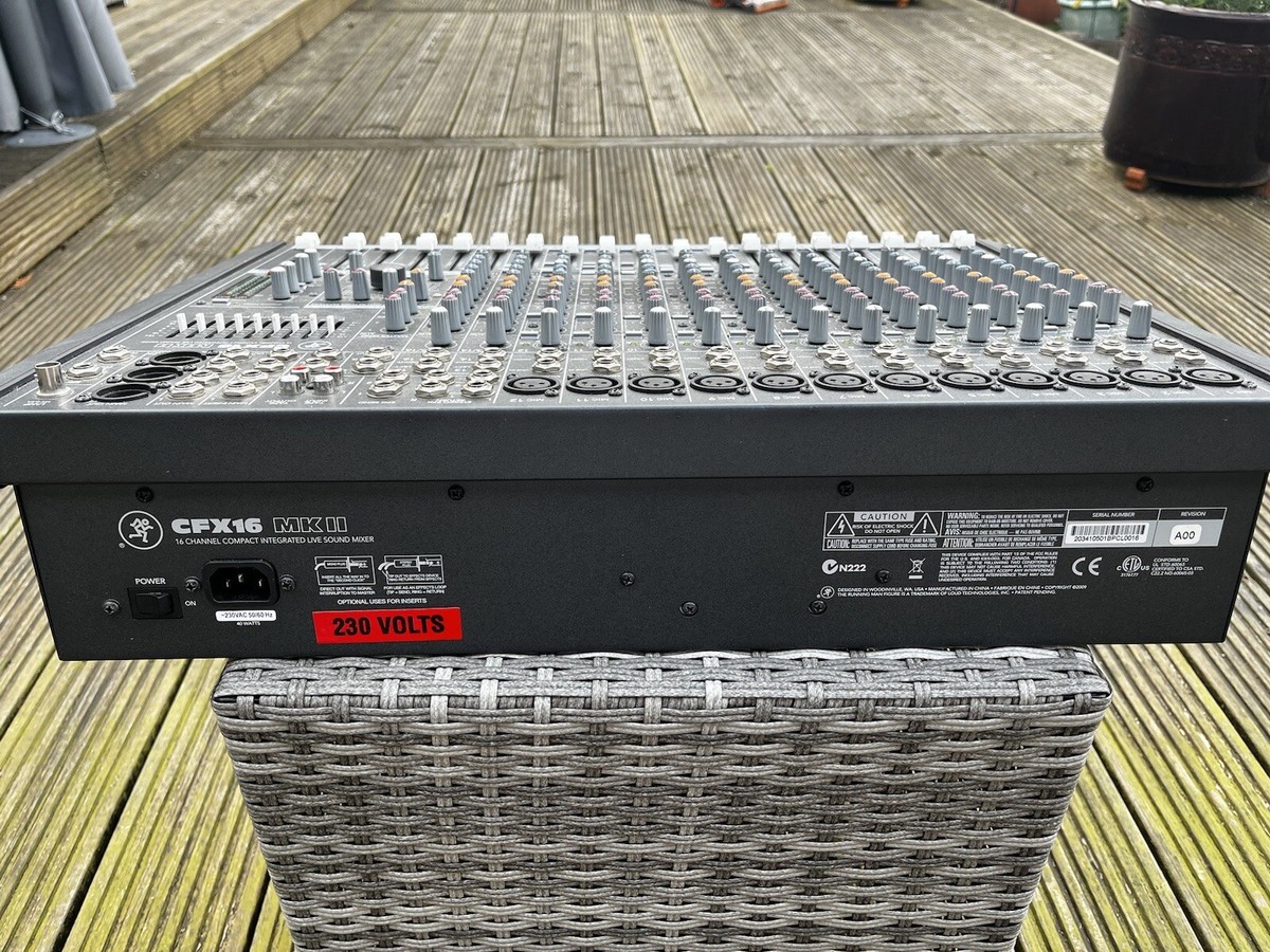 Mackie CFX16 MK2 Mixer In Full Flight Case | eBay