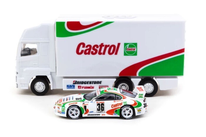 Tarmac Works - Castrol Toyota Supra GT JGTC 1995 With Truck | eBay