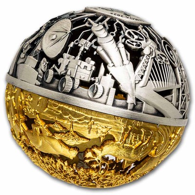 2025 Samoa 2 oz Silver Nature & Technology Filigree Spherical | eBay