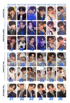 TWS - Album LAST BELL Photocard BOOK WEVERS Compact K-POP Shinyu