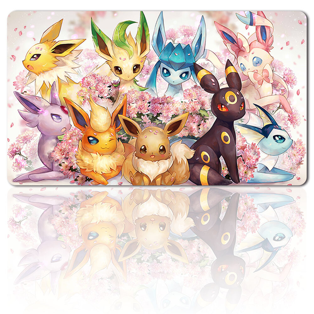 469283 - Board Game Pokemon Eevee Playmat Games Mousepad Play Mat