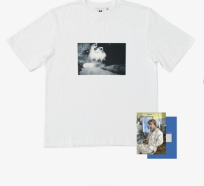 BTS Official V Taehyung Layover Yeontan Oversized T-shirt Size M