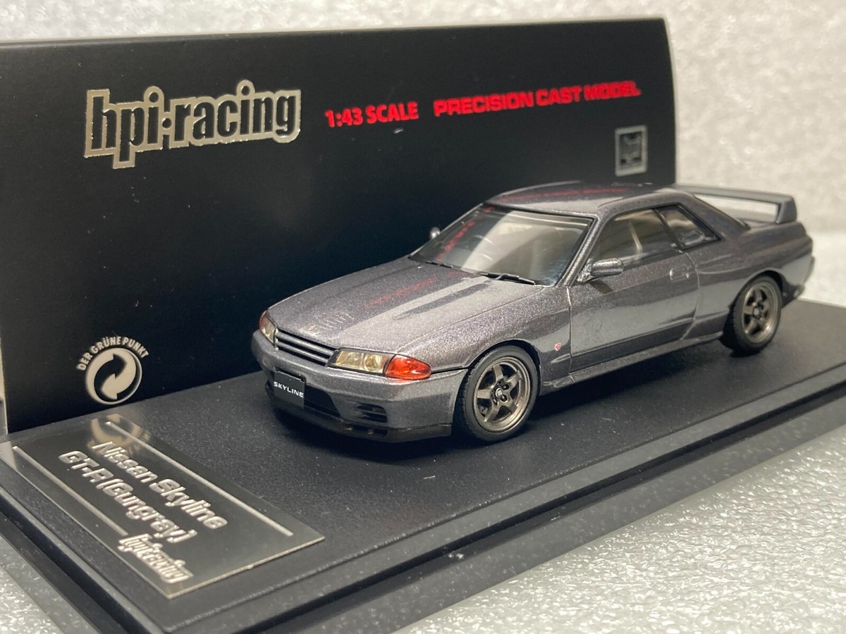 HPI Racing 1/43 8157 NISSAN Skyline GT-R (R32) Gun Grey Metallic