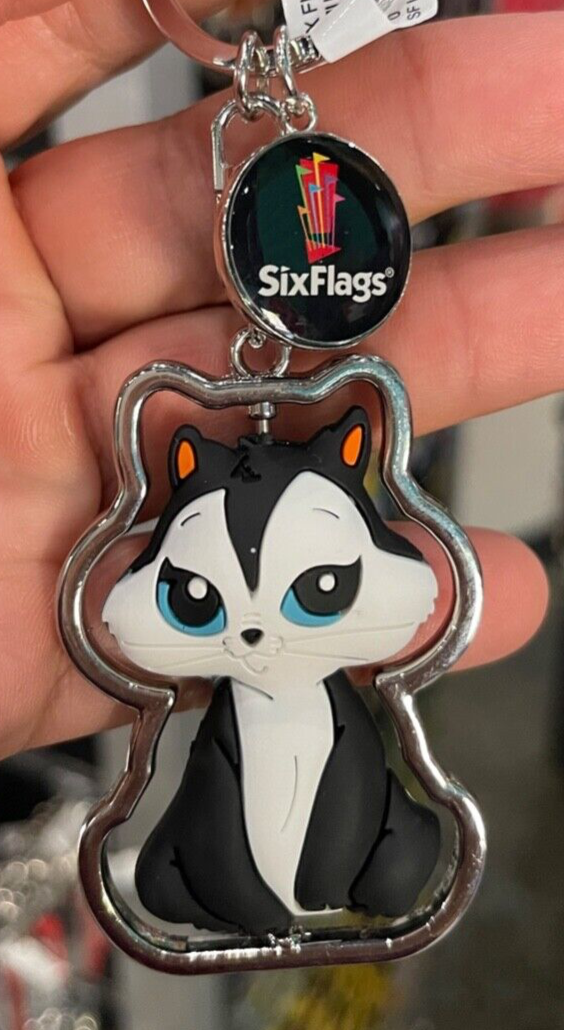Six Flags Magic Mountain Looney Tunes Pussyfoot Figural Spinning