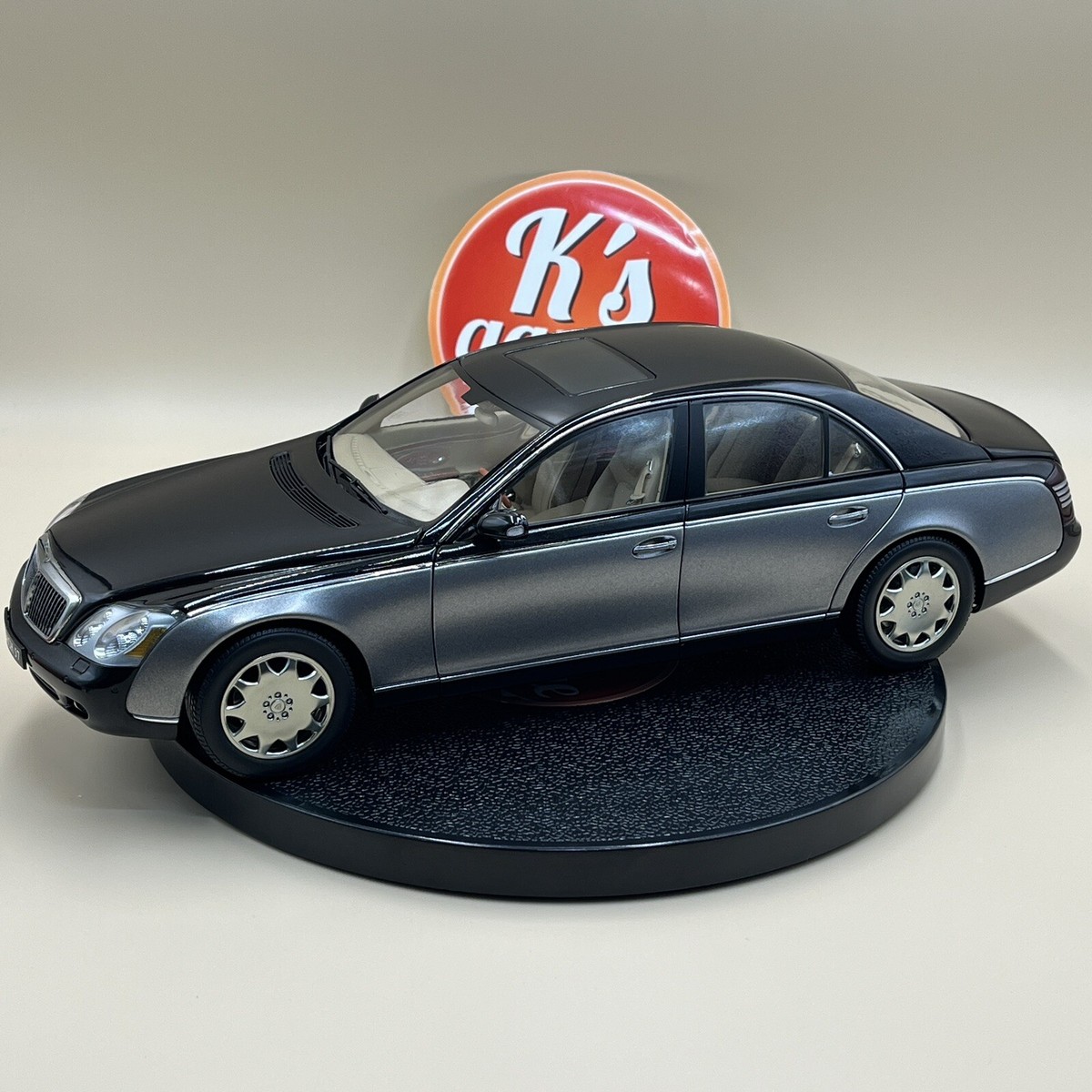 AUTOart 1/18 Maybach 57 SWB Caspian Black Himalayan Grey 76151 | eBay