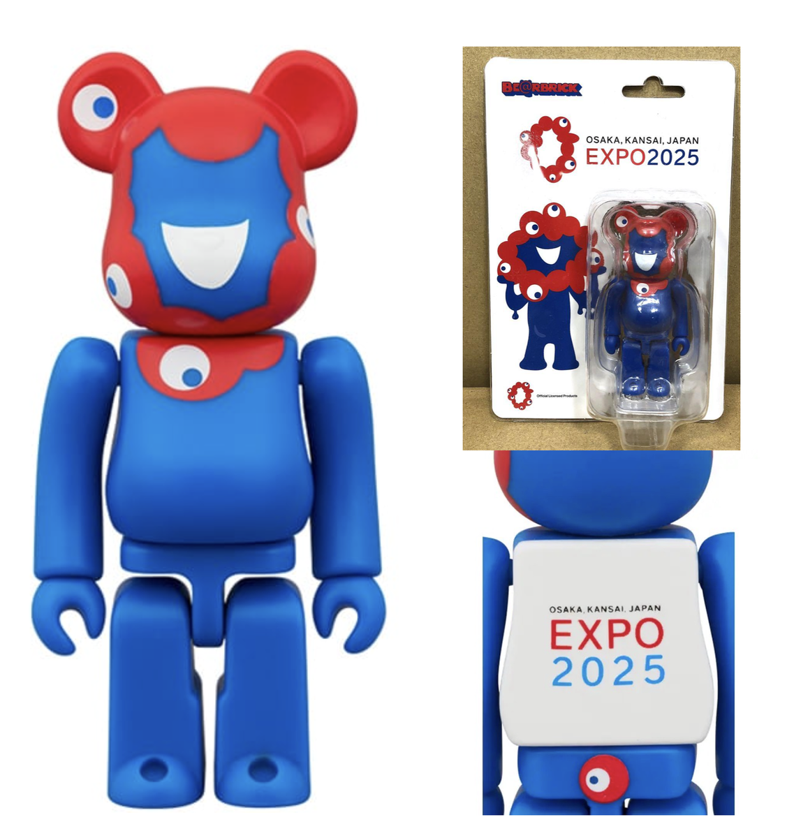BE@RBRICK Myakmyak 100% Osaka KANSAI Expo 2025 Mediacom Toy Japan