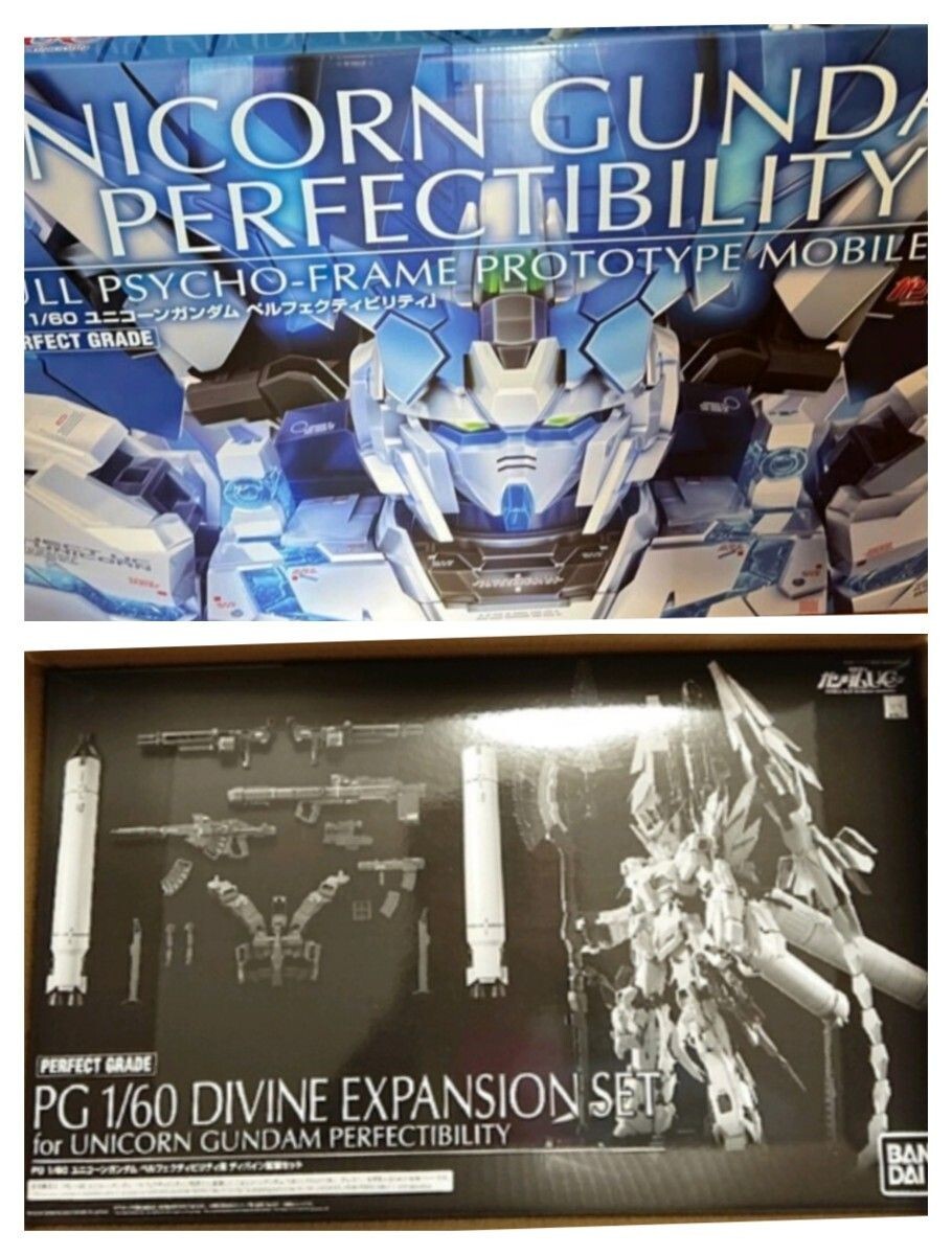 PG 1/60 Unicorn Gundam Perfectibility Figure with Divine Expansion