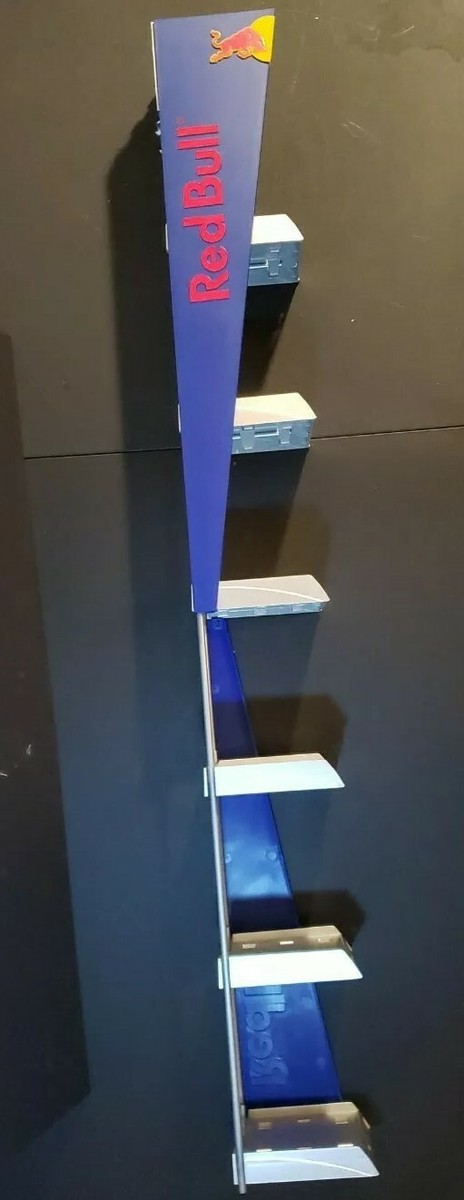 Red Bull 4 Pack Parasite Rack Metal Drink Shelf Display FREE