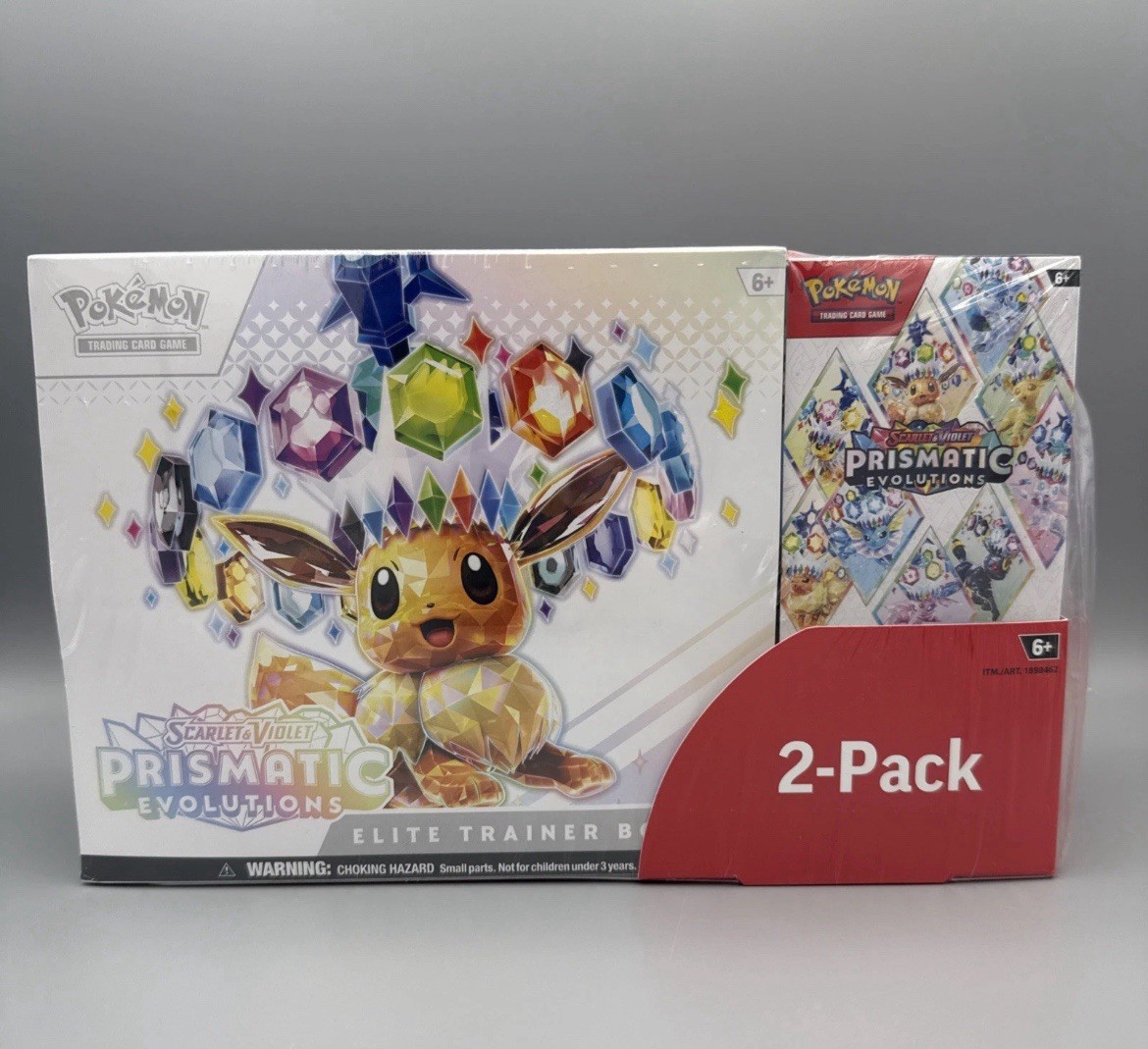 Pokemon TCG: Prismatic Evolutions Costco 2-Pack (ETB + Booster