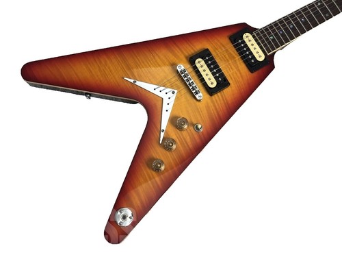 Dean ML79 Dimebag Darrell Trans Brazilia Electric Guitar Flame