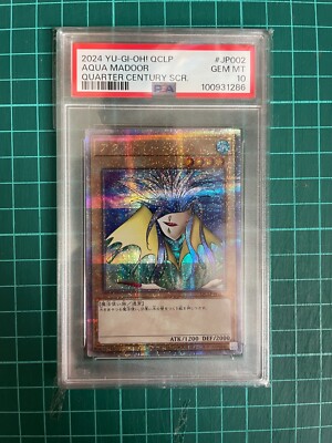 PSA 10 Yugioh Aqua Madoor QCLP-JP002 Quarter Century 25th Japanese