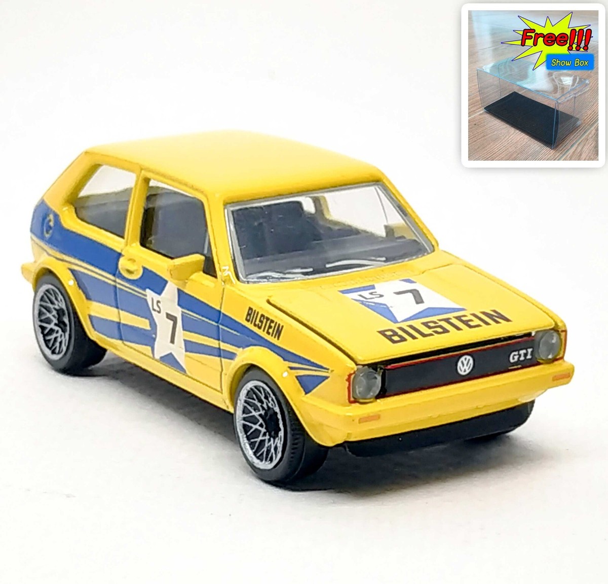 Majorette Volkswagen Golf GTI MK1 - Ls7 Yellow (Wheels Error) 1/52