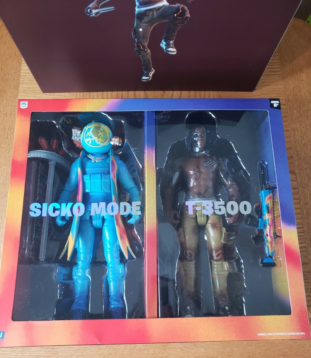 Cactus Jack X Fortnite Travis Scott Action Figure New SEALED - In