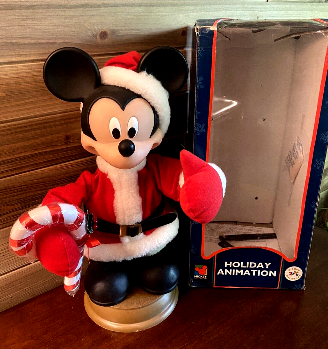 Mickey Mouse Santa Santas Best Holiday Animatronic Motionette 17