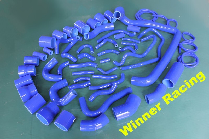 BLUE Silicone Hoses Fit Nissan 300ZX Z32 Twin Turbo VG30DETT 1990