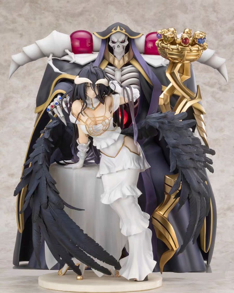 F:NEX Authentic OVERLORD ainz ooal gown & albedo 1/7 Complete