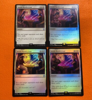 FOIL x3 + Tifa] Secret Rendezvous Set MTG Final Fantasy VII Cloud
