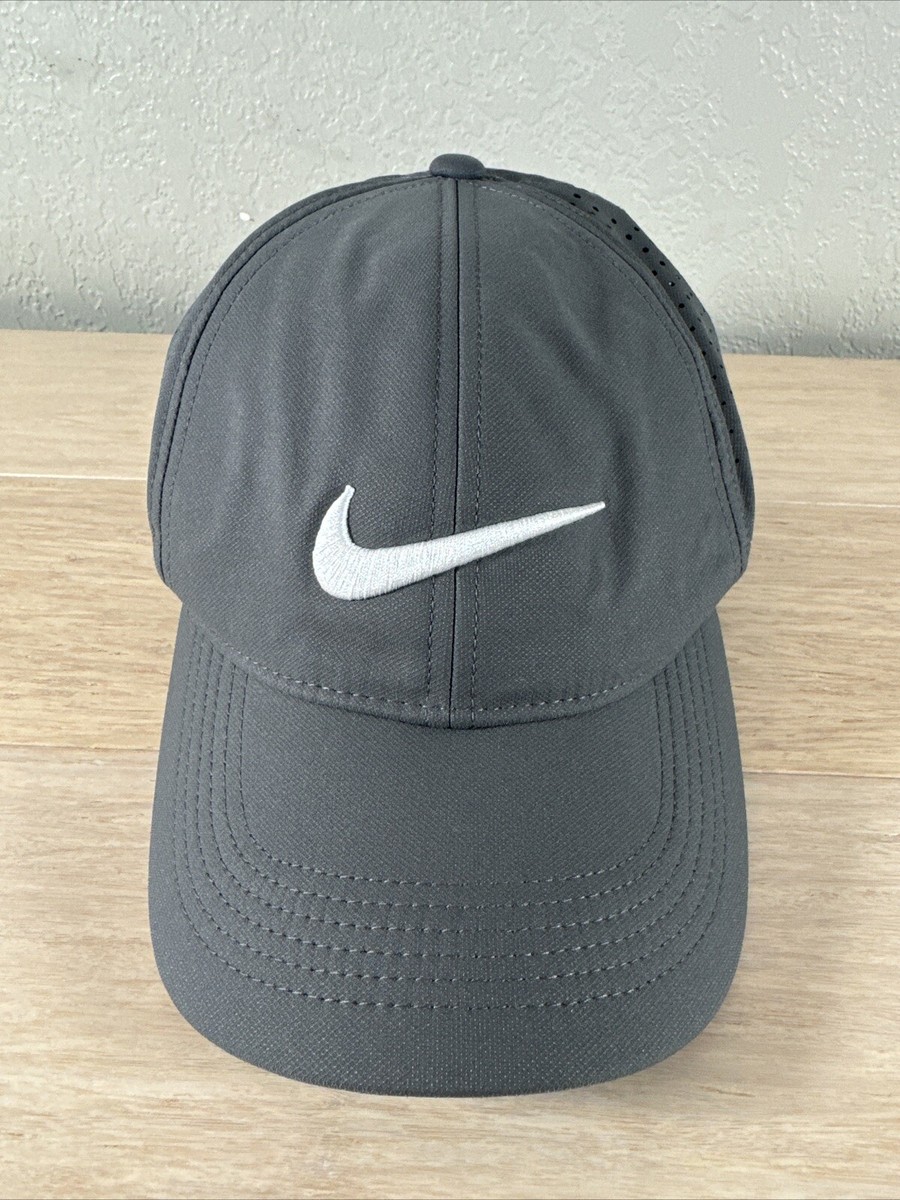 Nike Legacy91 Adult Golf Perforated Cap/Hat-Grey 856831-021