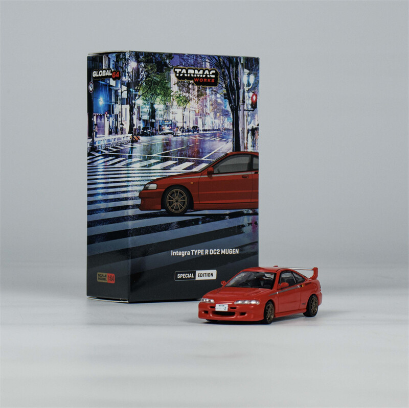 Tarmac Works 1:64 Mugen Integra Type-R DC2 2025 HEC Red Diecast