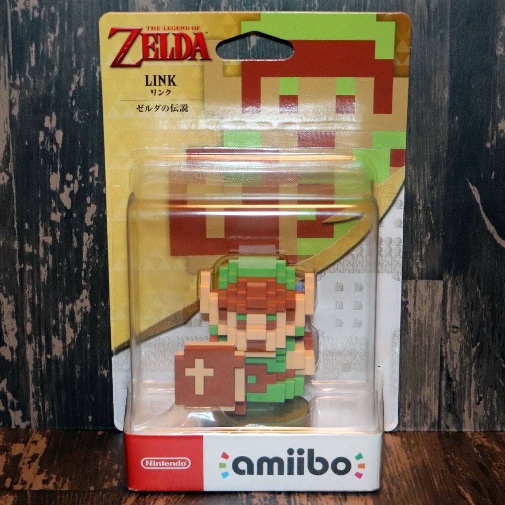 The Legend of Zelda 8 Bit Link Amiibo Figure Nintendo Switch