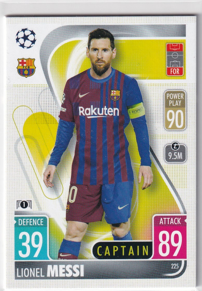 Topps Match Attax Champions League 21/22 Nr. 225 Lionel Messi