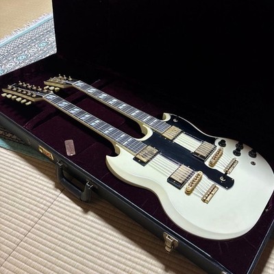 Gibson Custom Shop EDS-1275 Double Neck Alpine White w/ Case Ship