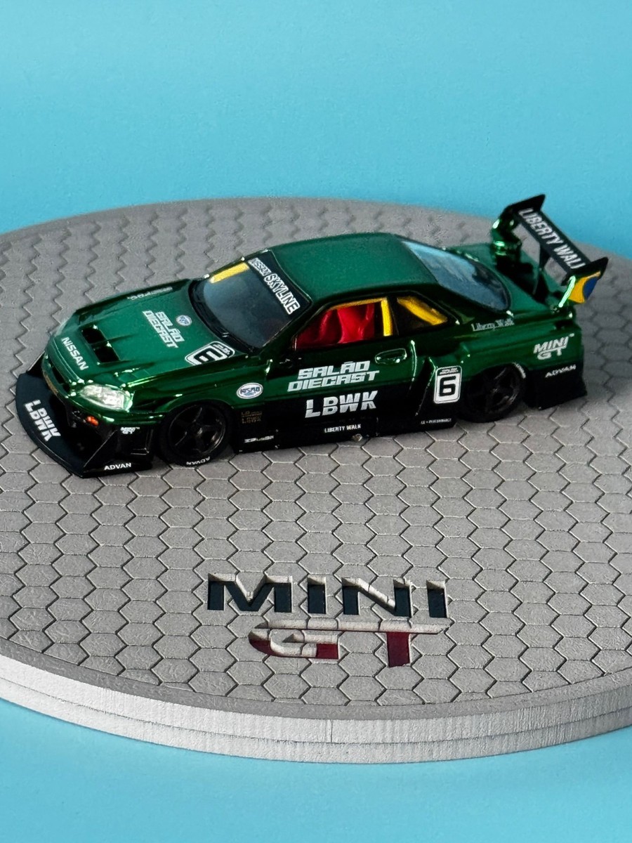 MINI GT NISSAN SKYLINE LB-ER34 AND SKYLINE GTR R34 BRAZIL EVENT