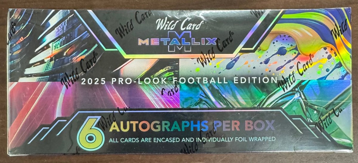 2025 Wild Card Metallix Pro-Look Football Hobby Box | eBay