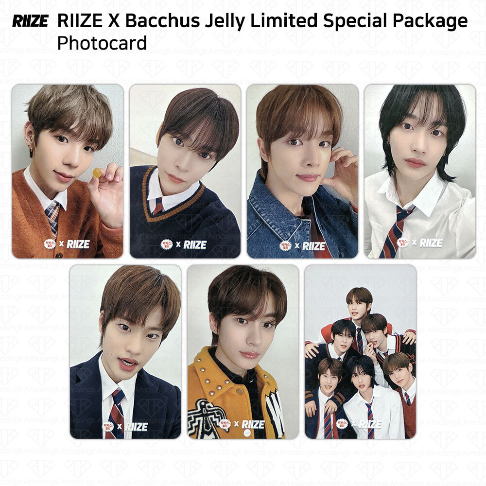 RIIZE x Bacchus Jelly Limited Special Package Photocard KPOP K-POP