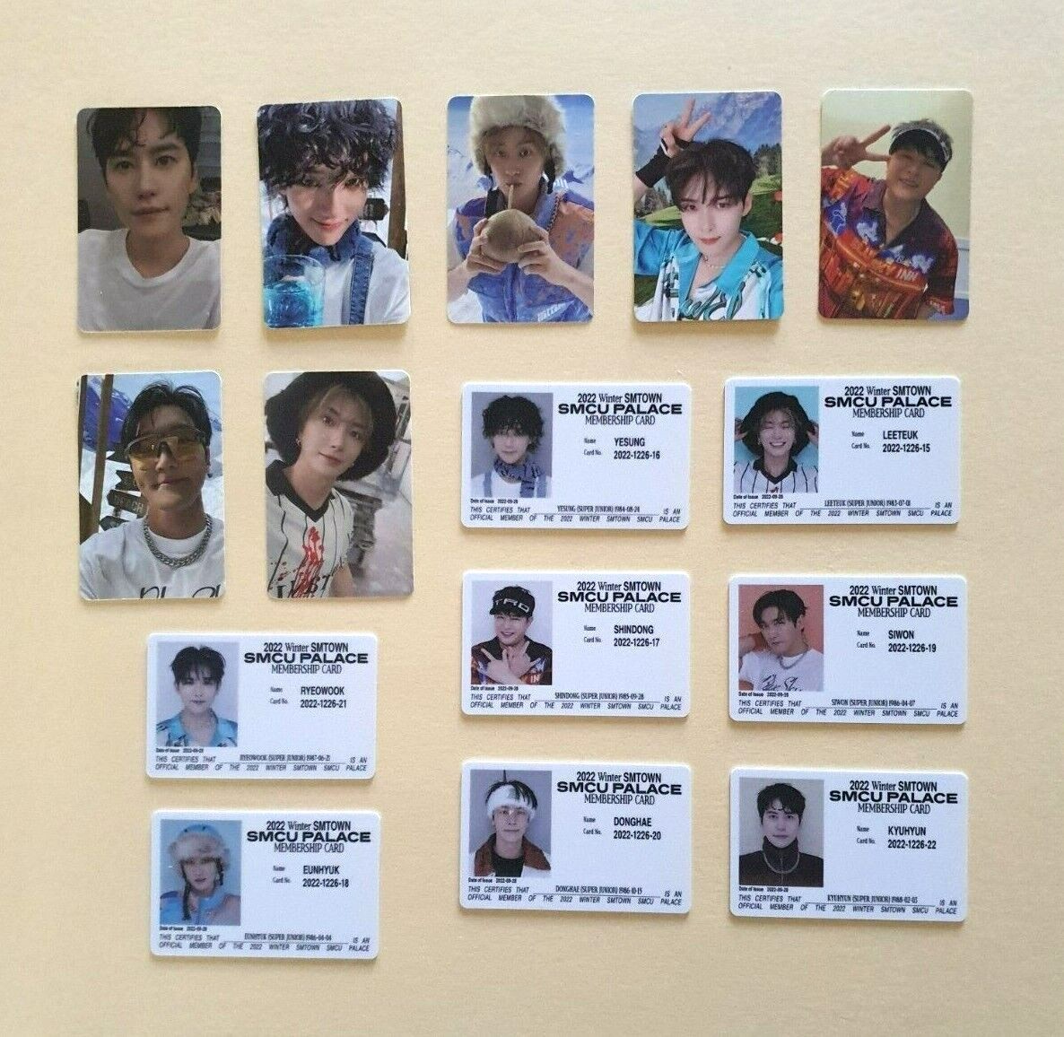 2022 Winter SMTOWN : SMCU Palace Super Junior Official Photocard