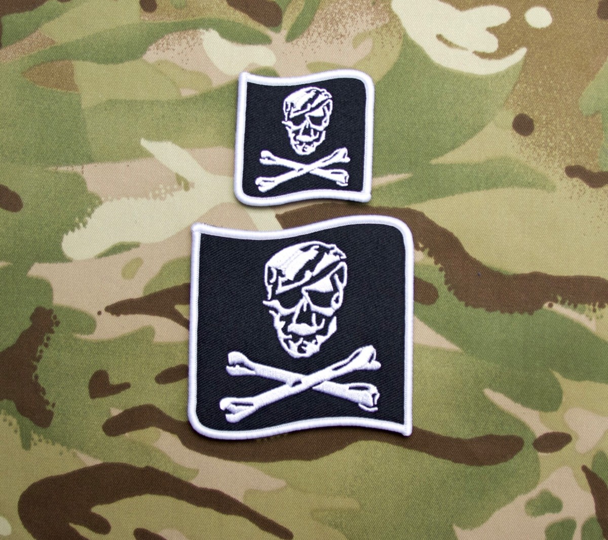 NSWDG Blue Squadron Embroidered Uniform Patch Set NSWDG B&W SEAL