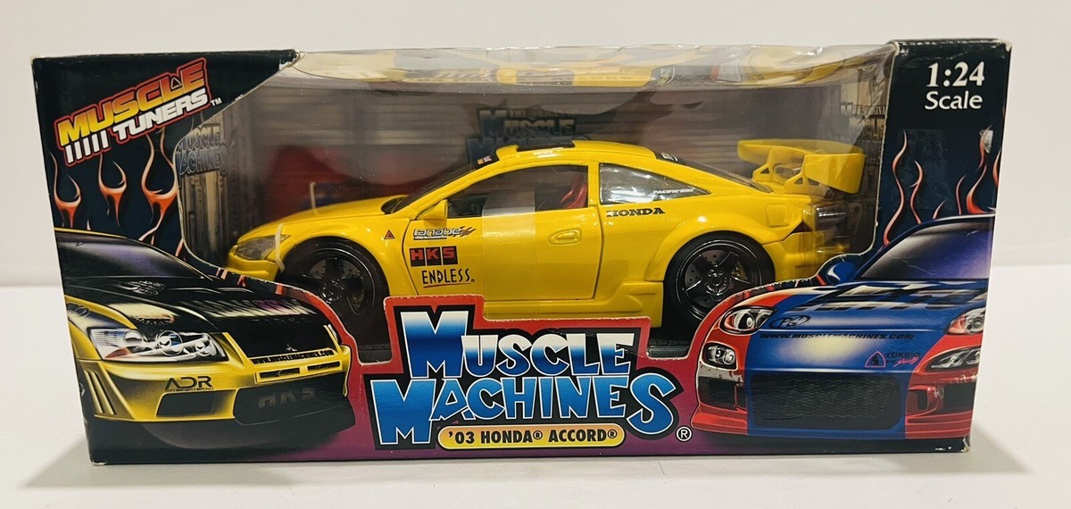 希少 1:24 '03 HONDA ACCORD マッスルマシーン 03 Honda Accord 1:24
